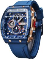 Curren 8442 Multi-function Cronograph Watch For Men – Blue - Image 5