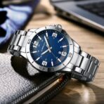 CRRJU 5003 Watch for Men - Silver Blue - Image 2