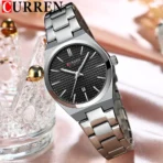 Curren 8439 Watch For Women – Sliver Black