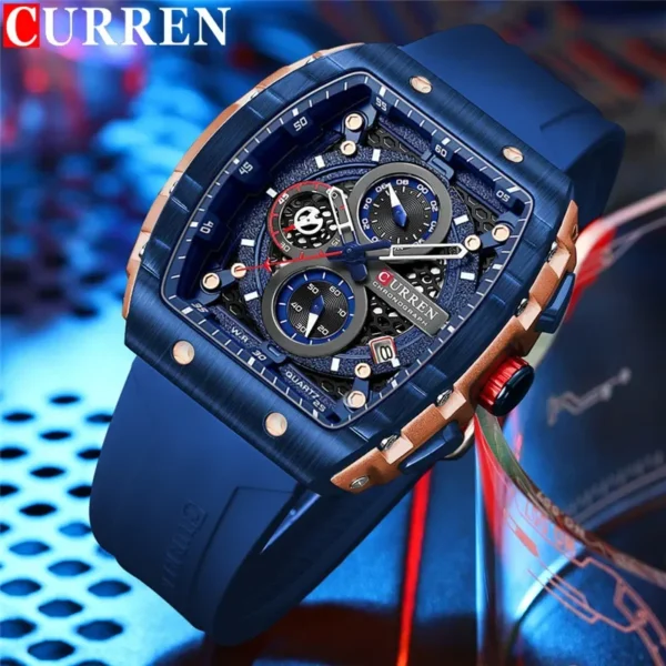 Curren 8442 Watch For Men – Blue