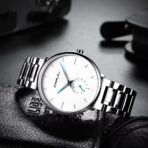 Crrju 2150 Watch For Men – Silver White - Image 2