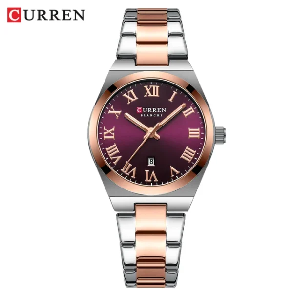 Curren 9095 Watch For Women – Rose Purple
