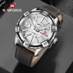 Naviforce 9117 Original Watch For Men – Silver - Image 2