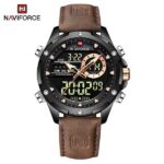 Naviforce 9208 Watch For Men – Black Chocolate