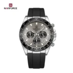 Naviforce 8054 Original Watch For Men – Black Gray