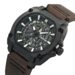 Orginal TUBULAR Leather Belt Watch For Men - Chocolate