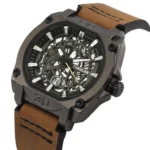 Orginal TUBULAR Leather  Belt Watch For Men - Brown