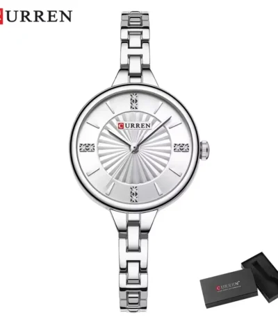 Curren 9097 For Women – Full Silver