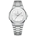 Orginal Poedagar 613 Watch For Mens-Silver and White