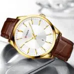 Curren 8365 Gold White Watch For Men - Image 2