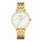 Curren 9046 Gold Watch For Women