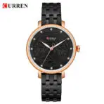 Curren 9046 Black Watch For Women
