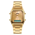 SKMEI 1220 Watch For Men-Gold