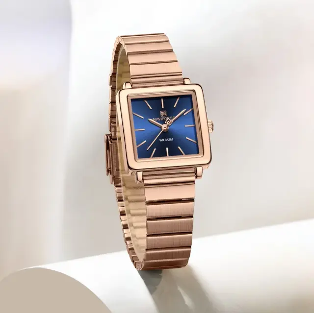 Naviforce 5048 - Rose Blue For Women Naviforce 5048 Watch For Women-Rose Blue - Image 1