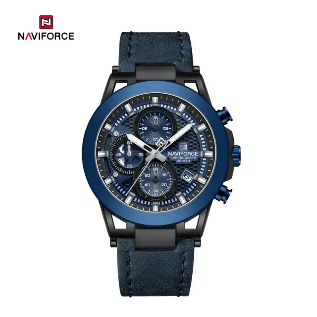 Naviforce 8073 Watch For Men - Blue Naviforce 8073 Watch For Men - Blue - Image 1
