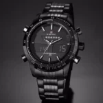 Naviforce 9024 Watch  For Men- Black White