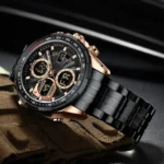 Naviforce 9197 Watch For Men - Black