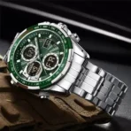 Naviforce 9197 Watch  For Men - Green - Image 3