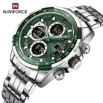 Naviforce 9197 Watch  For Men - Green - Image 2