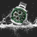 Naviforce 9197 Watch  For Men - Green - Image 4
