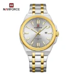 Naviforce 9226 Watch  For Men - Sliver Gold