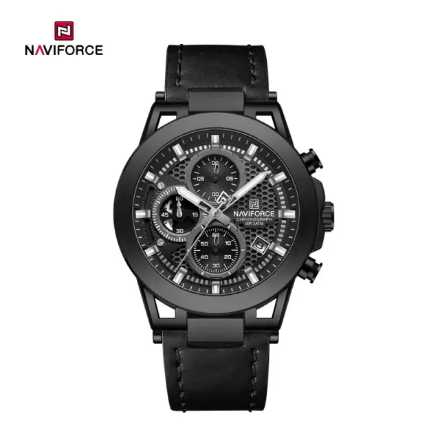 Naviforce8073 watch for men Naviforce 8073 Watch For Men - Black - Image 1