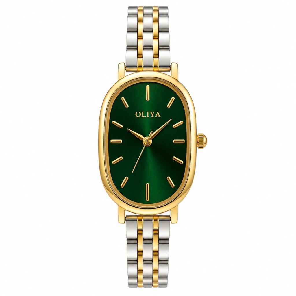 OLIYA 2034 Watch For Ledies – Golden Silver Green