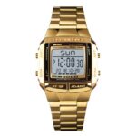 SKMEI 1381 Watch  For Men-Golden