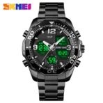 SKMEI 1649 Digital Analog Watch For Men-Black