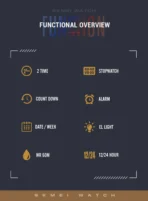 SKMEI 2485 Watch For Men-Silver - Image 3