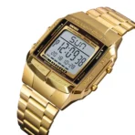 SKMEI 1381 Watch  For Men-Golden - Image 2