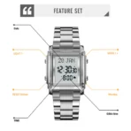 SKMEI 2277 Watch For Men-Silver - Image 2