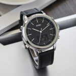 SKMEI 1652  Watch For Men-Silver Black