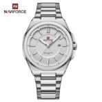 Naviforce 9212 Watch For Men- Silver White
