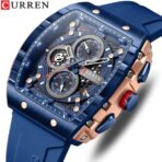 Curren 8442 Multi-function Cronograph Watch For Men – Blue