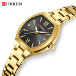 Curren 9112 Orginal Watch For Woman-Golden Black
