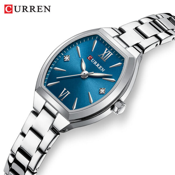Curren 9112 Orginal Watch For Woman-Silver Blue
