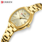 Curren 9112 Orginal Watch For Woman-Full Golden