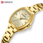 Curren 9112 Orginal Watch For Woman-Full Golden