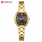 Curren 9112 Orginal Watch For Woman-Golden Black - Image 3