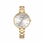 CURREN 9017 Orginal Watch For Women-Golden White
