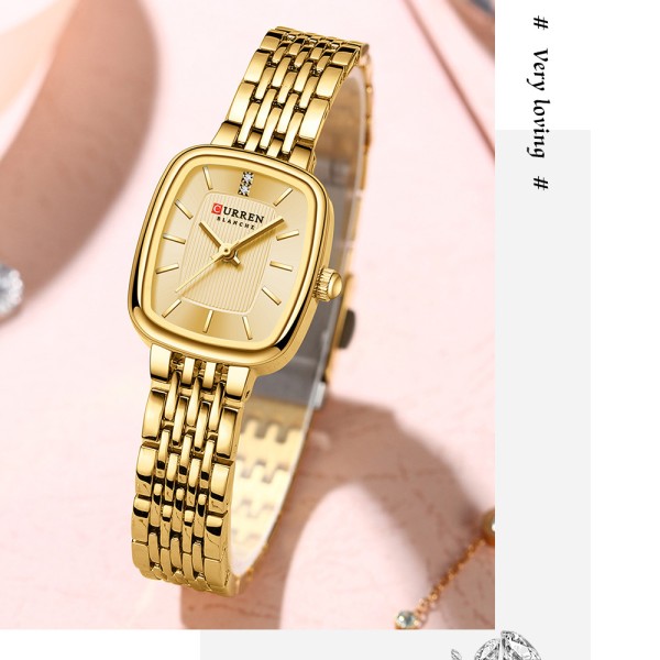 Curren 9093 Women Watch - Full Golden