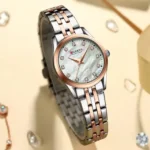 Curren 9111 Orginal Woman Watch - Silver Rose