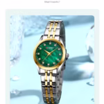 Curren 9111 Orginal Woman Watch - Silver Green