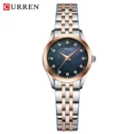 Curren 9111 Orginal Woman Watch - Silver Blue