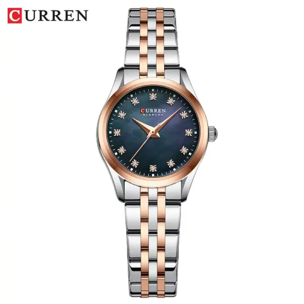 Curren 9111 Orginal Woman Watch - Silver Blue