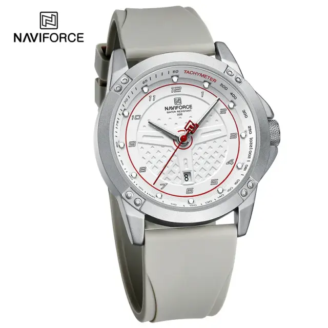 Naviforce 8031 Sports Watch For Men- Gray Naviforce 8031 Sports Watch For Men- Gray - Image 1