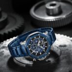 Naviforce 8065 Watch For Men- Full Blue - Image 2