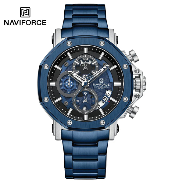 Naviforce 8065 Watch For Men- Full Blue