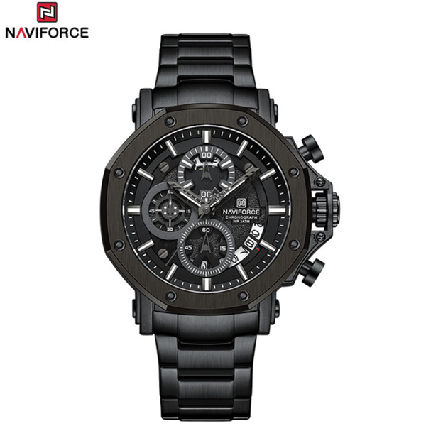 Naviforce 8065 Watch For Men- Full Black